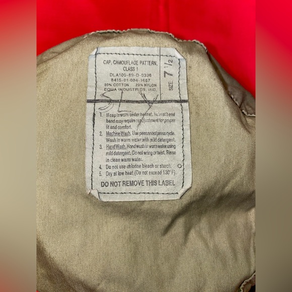 2 US Military Style Utility Cap Size Medium
(7.25) and XL New Desert Ca… - Picture 4 of 6